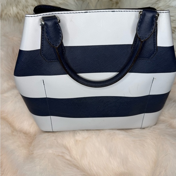 Michael Kors Navy and White Striped Women's Bag Set - Picture 3 of 8